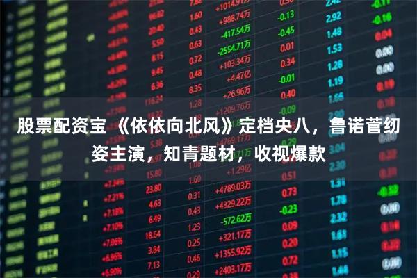 股票配资宝 《依依向北风》定档央八，鲁诺菅纫姿主演，知青题材，收视爆款